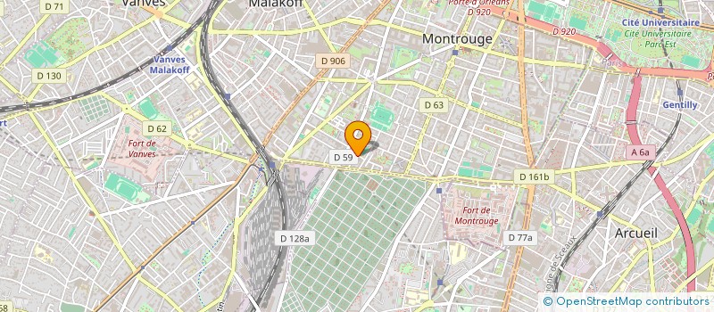 localisation de l'entreprise BDR 92 MONTROUGE 7 CHATEAUBRIAND  MONTROUGE