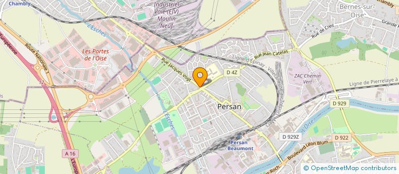 localisation de l'entreprise BDR 95 PERSAN 109 VOGT à PERSAN