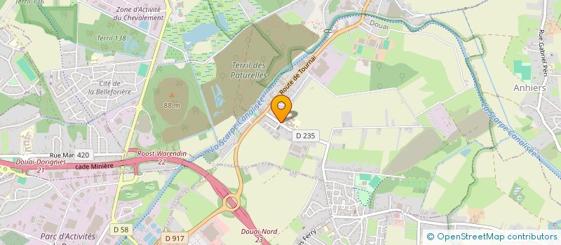 localisation de l'entreprise BDR  DOUAI