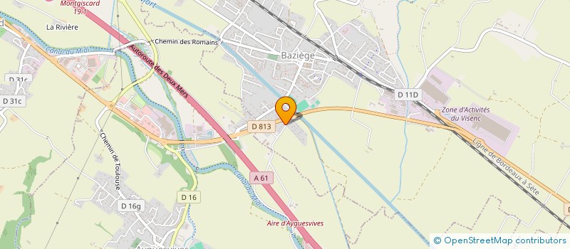 localisation de l'entreprise BDR COQUILLAGES  BAZIEGE