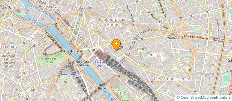localisation de l'entreprise BDR DIFFUSION à PARIS