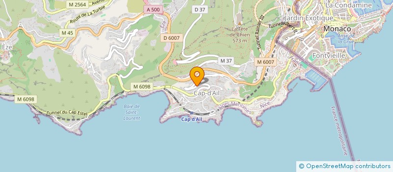 localisation de l'entreprise BDR DORIAN BOTTICINI RACING  CAP-D'AIL