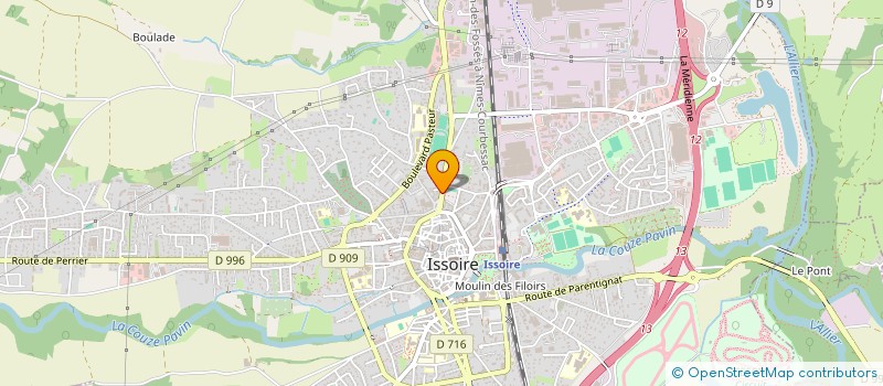 localisation de l'entreprise BDR INVEST  ISSOIRE