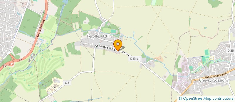 localisation de l'entreprise BDR INVEST  FEROLLES-ATTILLY