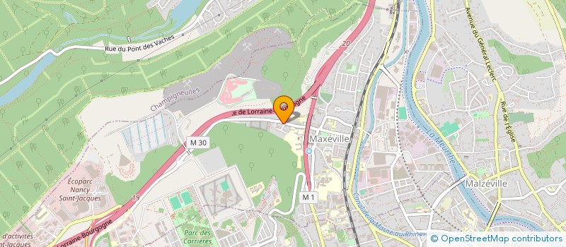 localisation de l'entreprise BDR-MAG  MAXEVILLE