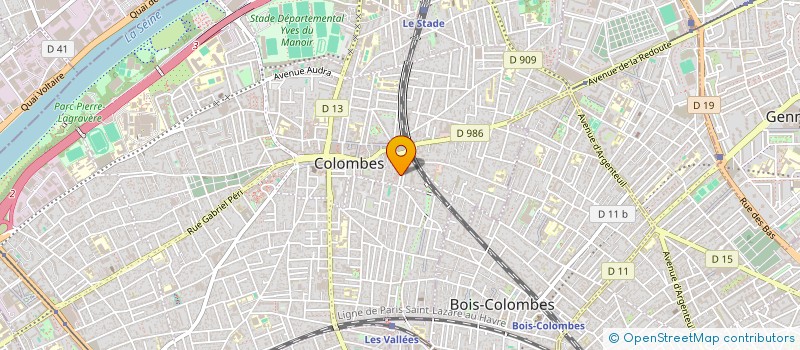 localisation de l'entreprise BDR MENTORING  COLOMBES