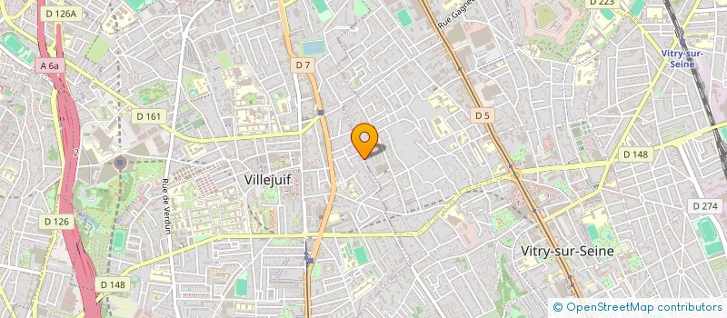 localisation de l'entreprise BDR PRIMEURS à VITRY-SUR-SEINE
