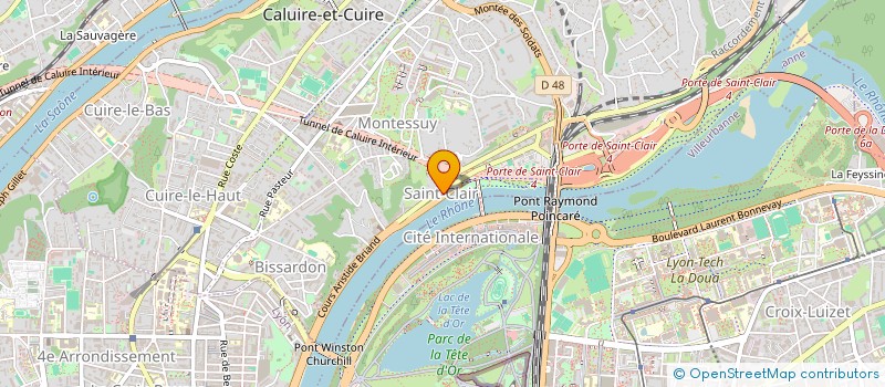 localisation de l'entreprise BDR TRANSPORTS  CALUIRE-ET-CUIRE