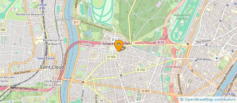 localisation de l'entreprise BDRIV à BOULOGNE-BILLANCOURT