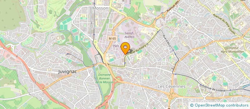 localisation de l'entreprise BDRN TELECOM à MONTPELLIER