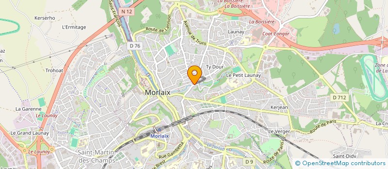 localisation de l'entreprise BDS  MORLAIX