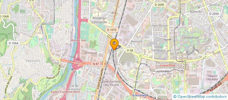 localisation de l'entreprise BDS à GRENOBLE