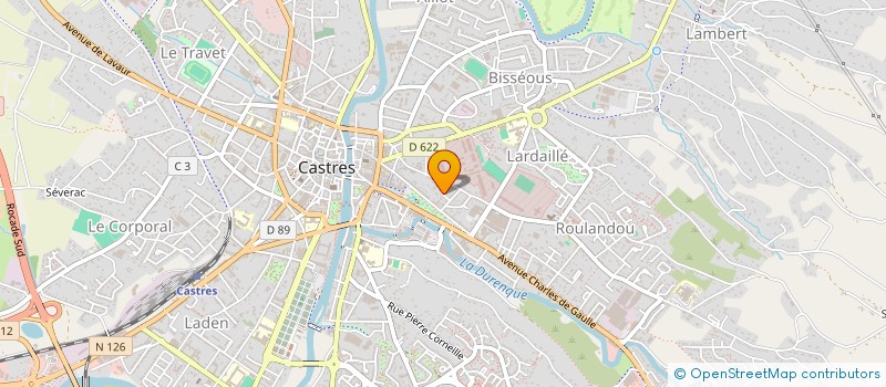 localisation de l'entreprise BDS  CASTRES