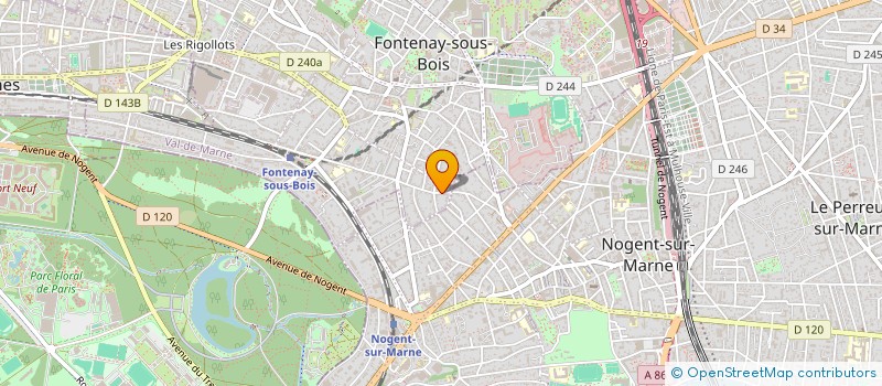 localisation de l'entreprise BDS CREATIONS  NOGENT-SUR-MARNE