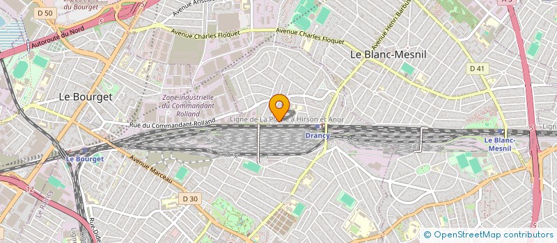 localisation de l'entreprise BDS-ELEC à DRANCY