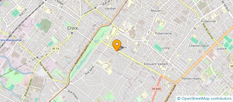 localisation de l'entreprise BDS GROUPE EDHEC  ROUBAIX