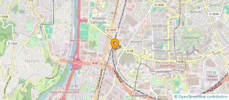 localisation de l'entreprise BDS HOLDING à GRENOBLE