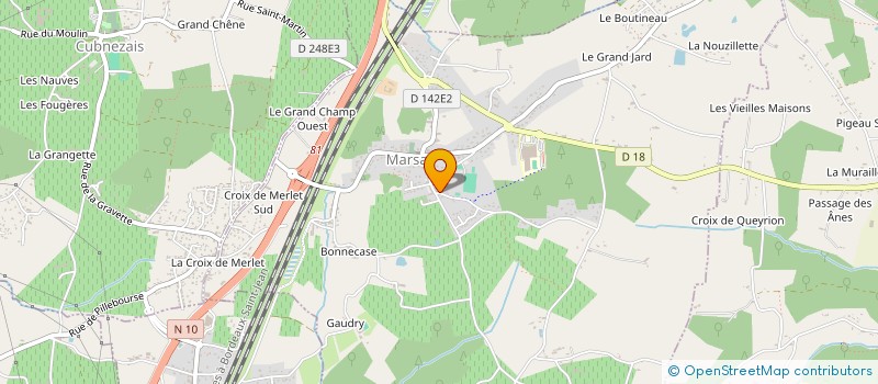 localisation de l'entreprise BDS IMMO 33  MARSAS