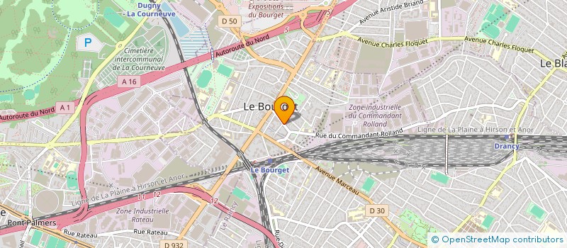 localisation de l'entreprise BDS NETTOYAGE à LE BOURGET