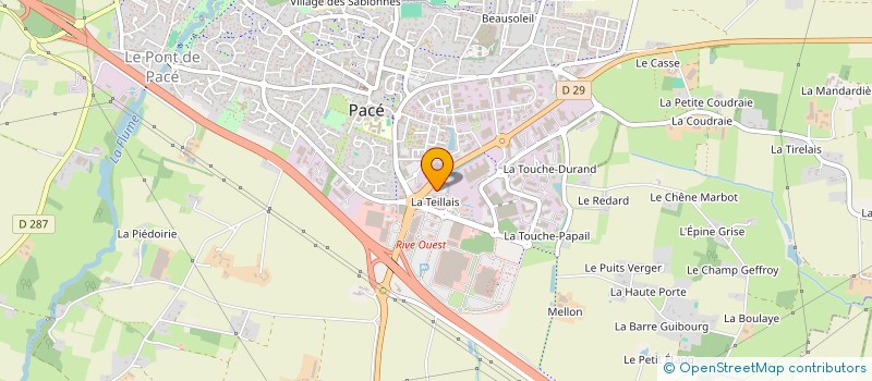 localisation de l'entreprise BDS PACE à PACE