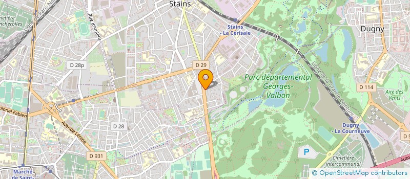 localisation de l'entreprise BDS PLOMBERIE à SEVRAN
