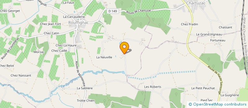 localisation de l'entreprise BDS RENOVATION  ROUFFIGNAC