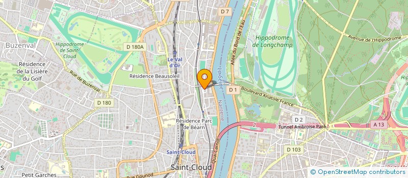 localisation de l'entreprise BDS SERVICES à SAINT-CLOUD