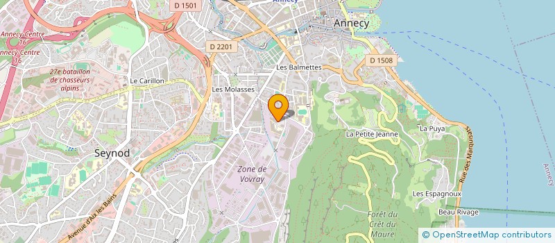 localisation de l'entreprise BDS WINSPIRIT  ANNECY