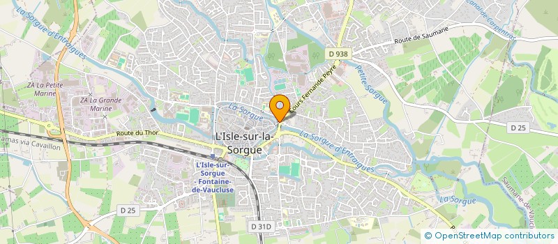 localisation de l'entreprise BDS003  L'ISLE-SUR-LA-SORGUE