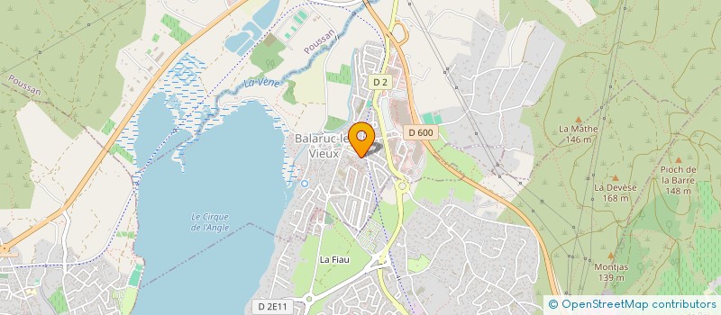 localisation de l'entreprise BDSC  BALARUC-LE-VIEUX