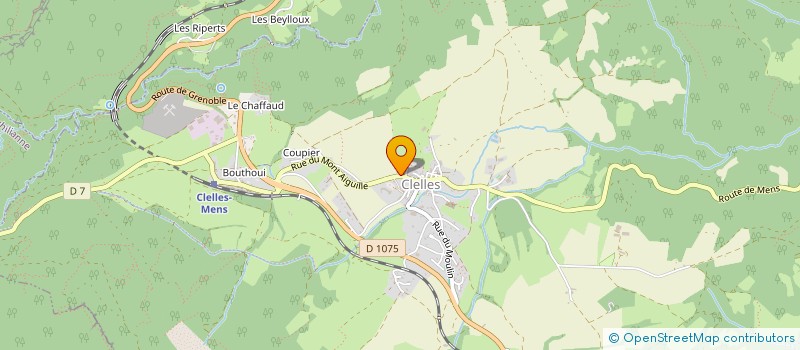 localisation de l'entreprise BDSI  CLELLES