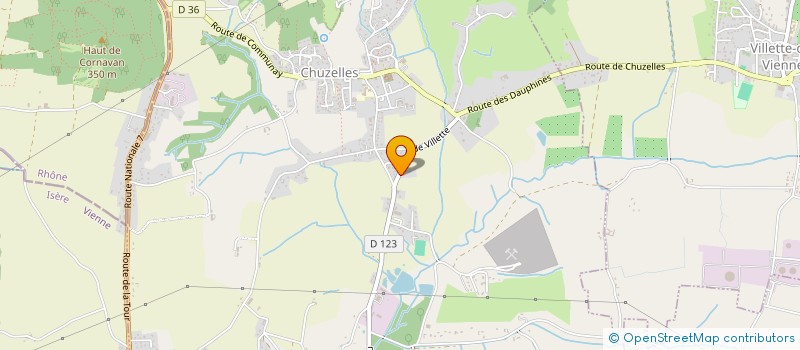 localisation de l'entreprise BDSK  CHUZELLES