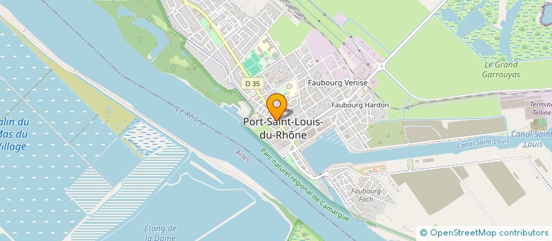 localisation de l'entreprise BDSP à PORT-SAINT-LOUIS-DU-RHONE