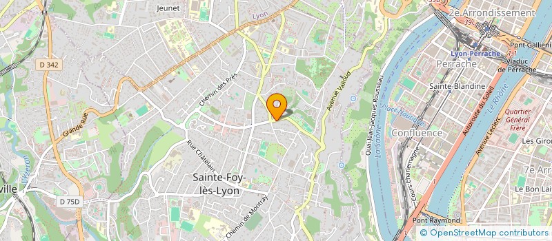 localisation de l'entreprise BDST CONSULTING à SAINTE-FOY-LES-LYON
