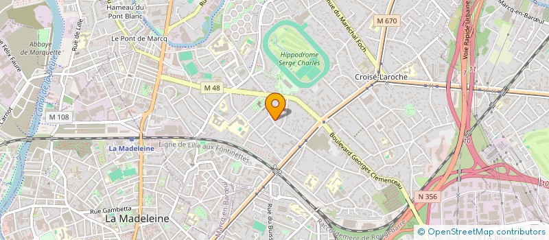 localisation de l'entreprise BDT à MARCQ-EN-BARŒUL