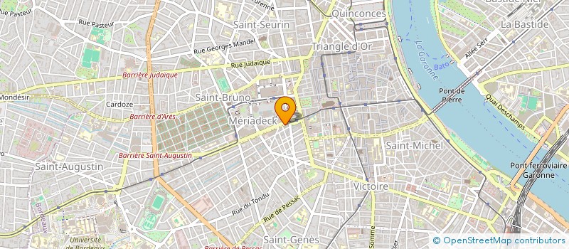 localisation de l'entreprise BDT DISTRI à BORDEAUX