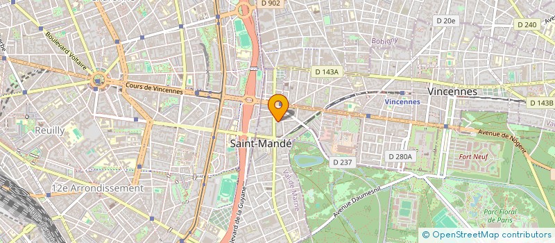 localisation de l'entreprise BDT ENSEMBLE à SAINT-MANDE