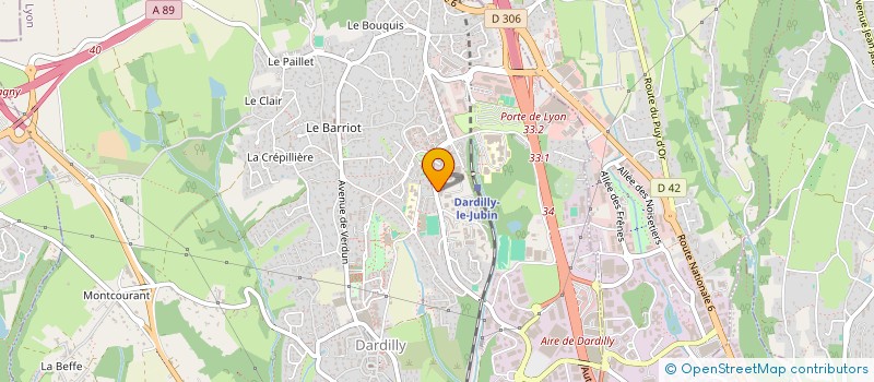 localisation de l'entreprise BDT PROJECT  ECULLY