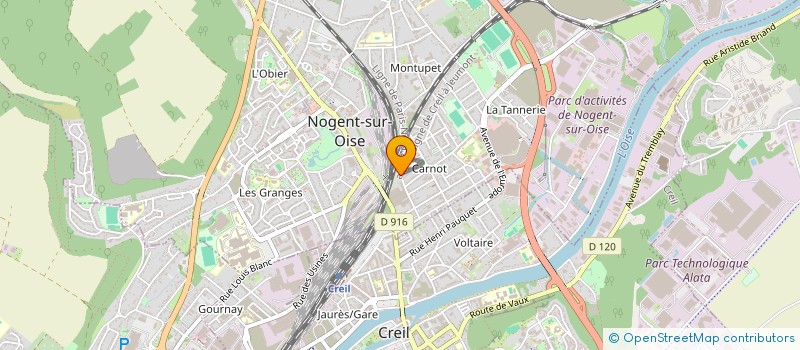 localisation de l'entreprise BDTA ASSOCIES  NOGENT-SUR-OISE