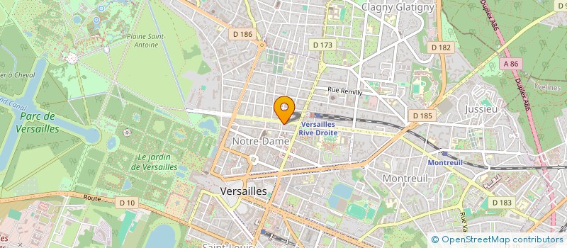 localisation de l'entreprise BDTECHNOLOGIE  LE CHESNAY-ROCQUENCOURT