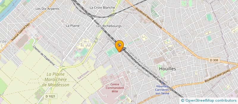 localisation de l'entreprise BDTI à HOUILLES