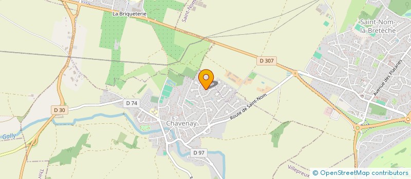 localisation de l'entreprise BDU  CHAVENAY