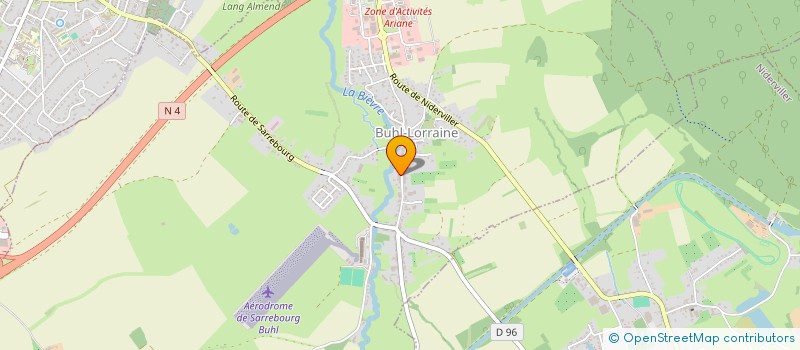 localisation de l'entreprise BDV à SARREBOURG
