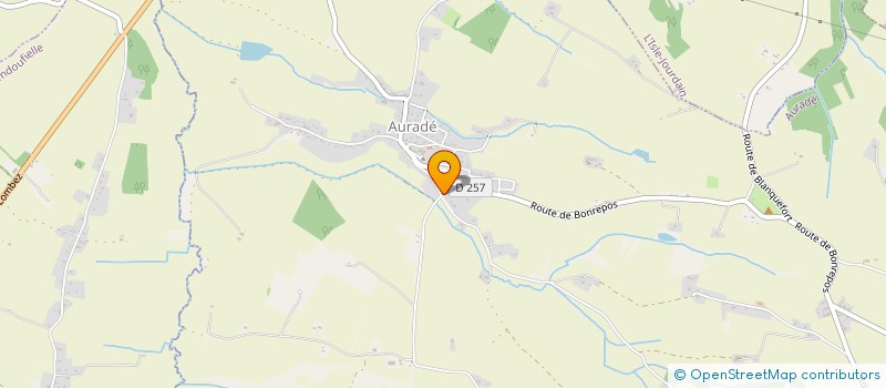 localisation de l'entreprise BDV  MONBRUN