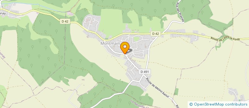 localisation de l'entreprise BDV  MONTMAIN