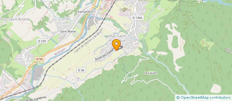 localisation de l'entreprise BDV  VILLAR-SAINT-PANCRACE