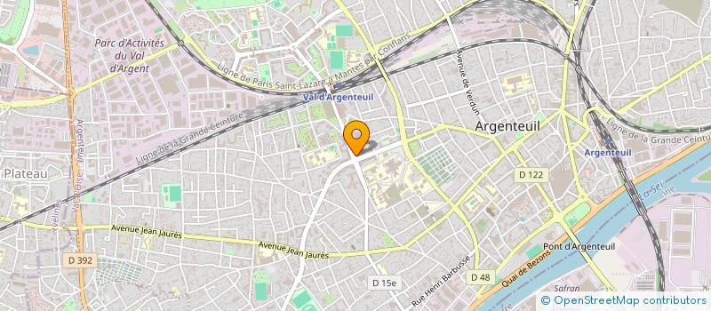 localisation de l'entreprise BDV DISTRIBUTION à ARGENTEUIL