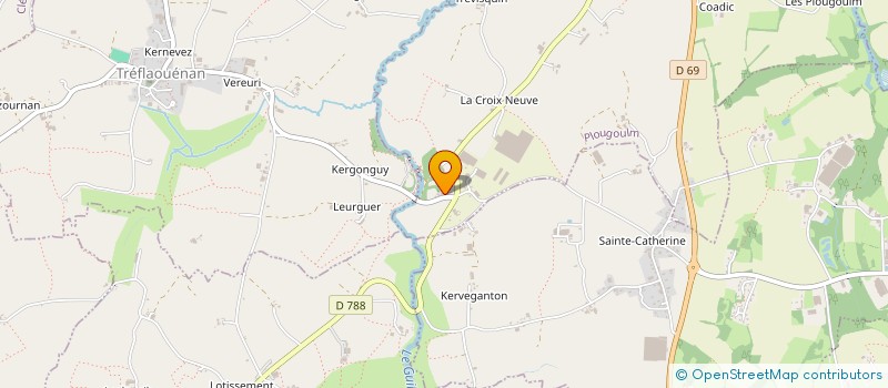 localisation de l'entreprise BDV ENERGIES à PLOUGOULM