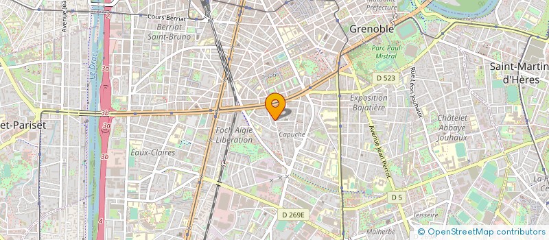 localisation de l'entreprise BDV ISOLATION à GRENOBLE