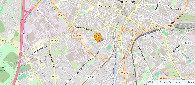 localisation de l'entreprise BDVH 2  TOURCOING